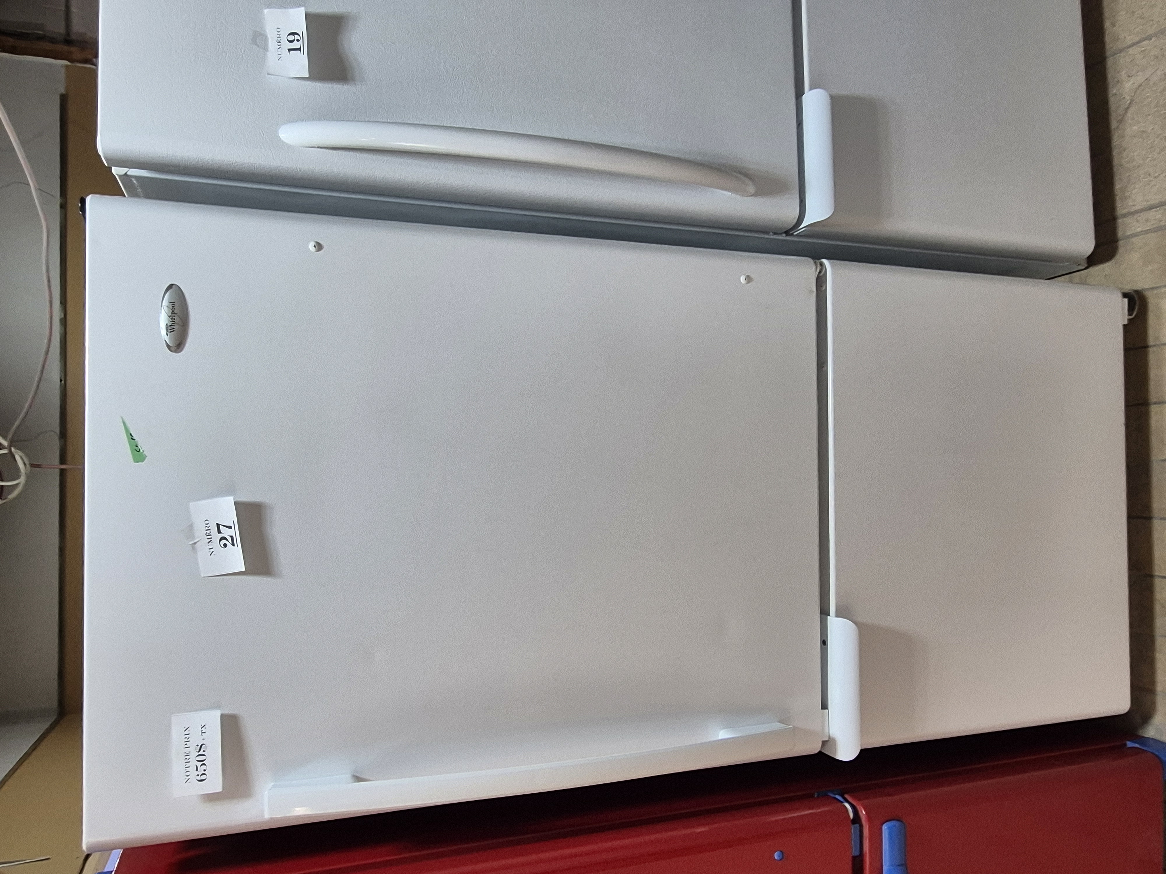 #27 refrigerateur whirlpool congelateur en bas