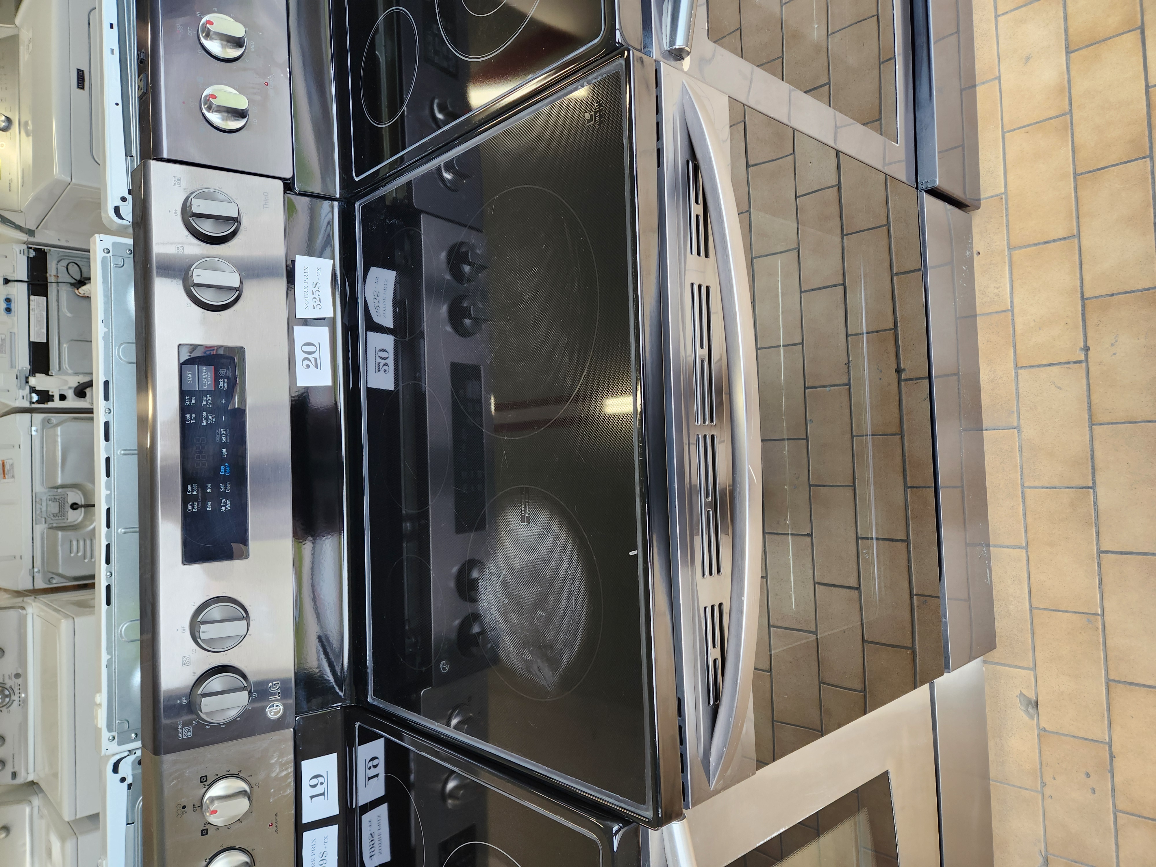 #20 CUISINIERE BLACK STAINLESS VITRO