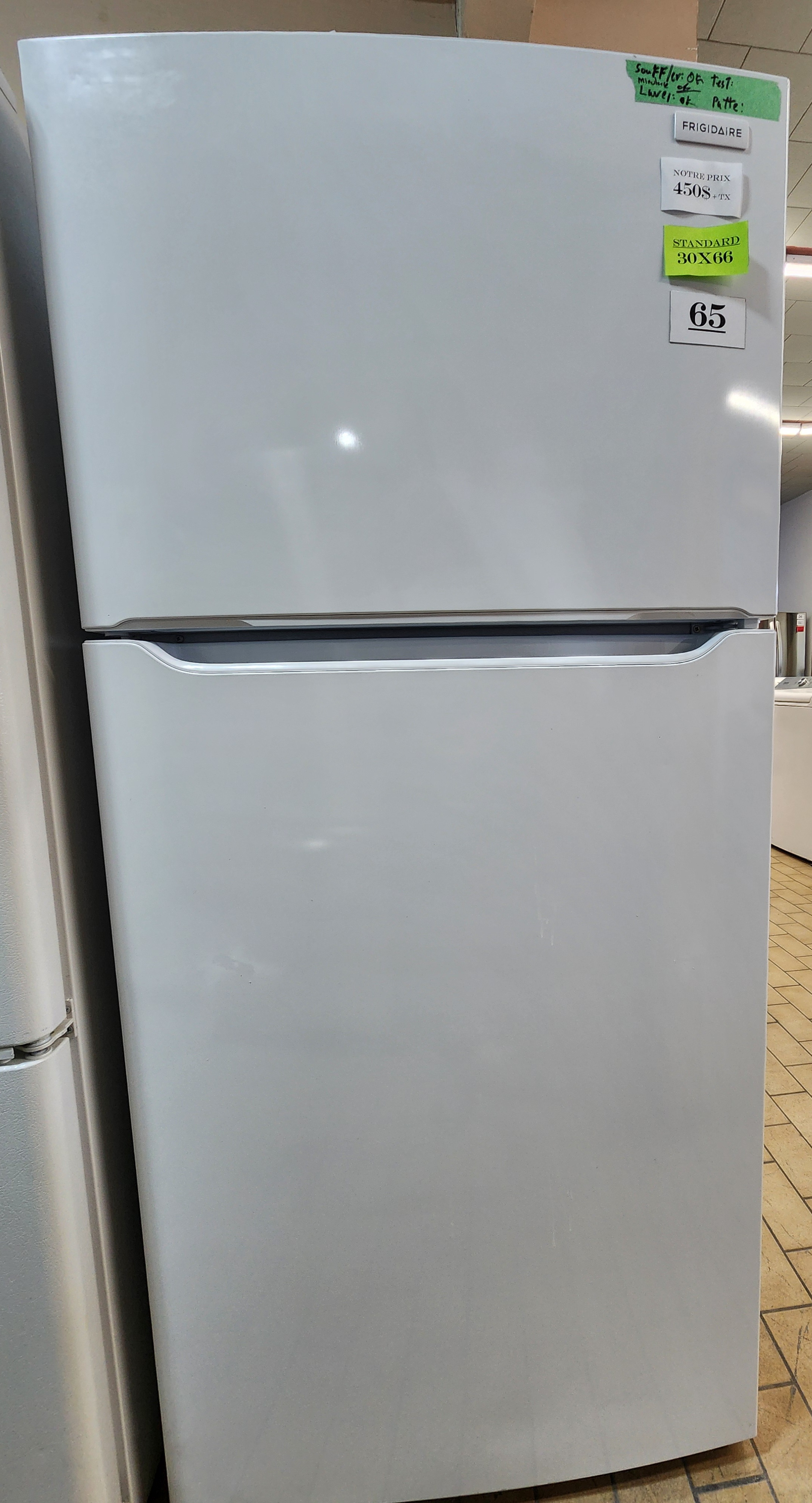 65-REFRIGERATEUR CONGELATEUR EN HAUT