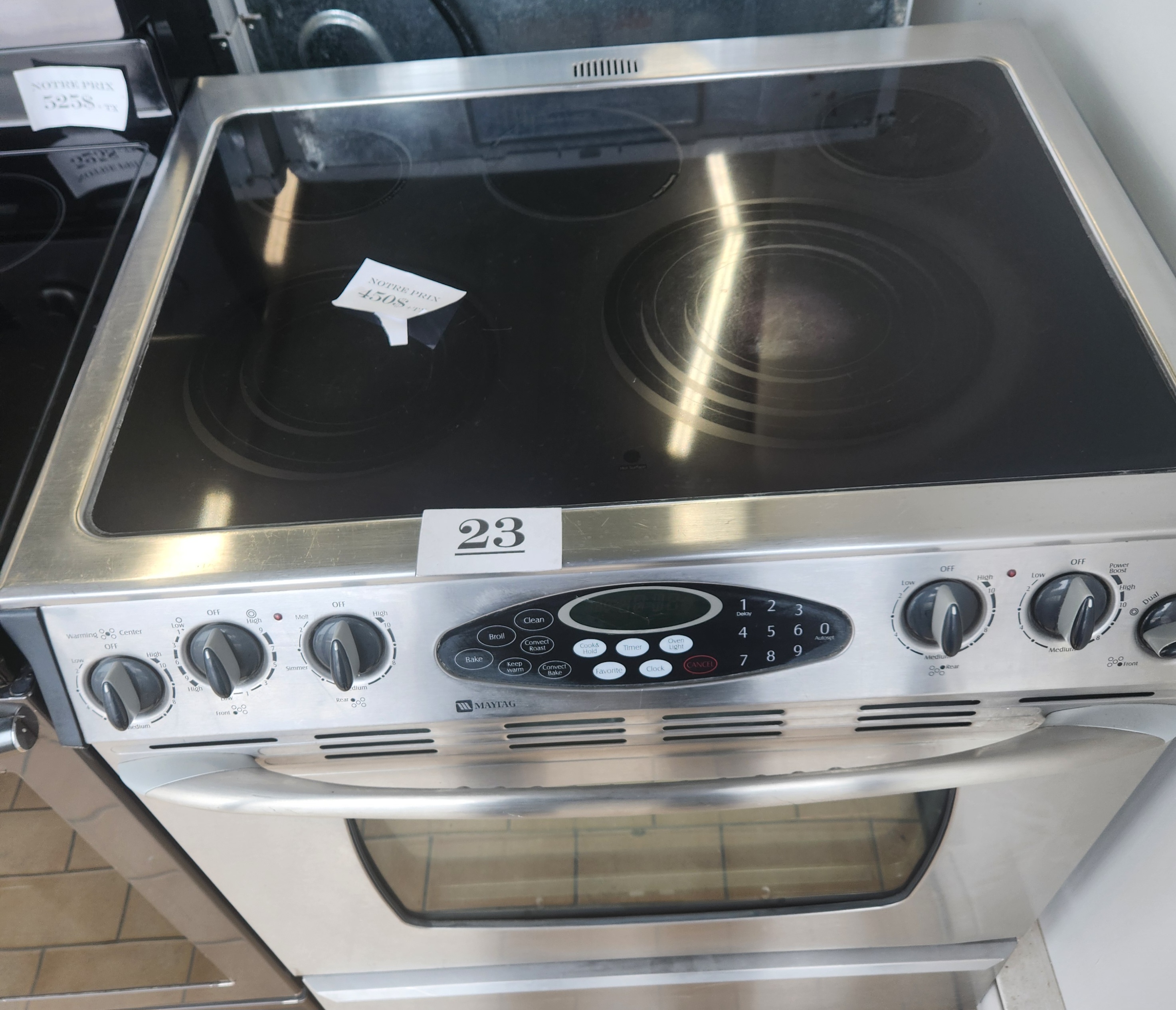 23-  CUISINIER ENCASTRABLE INOX