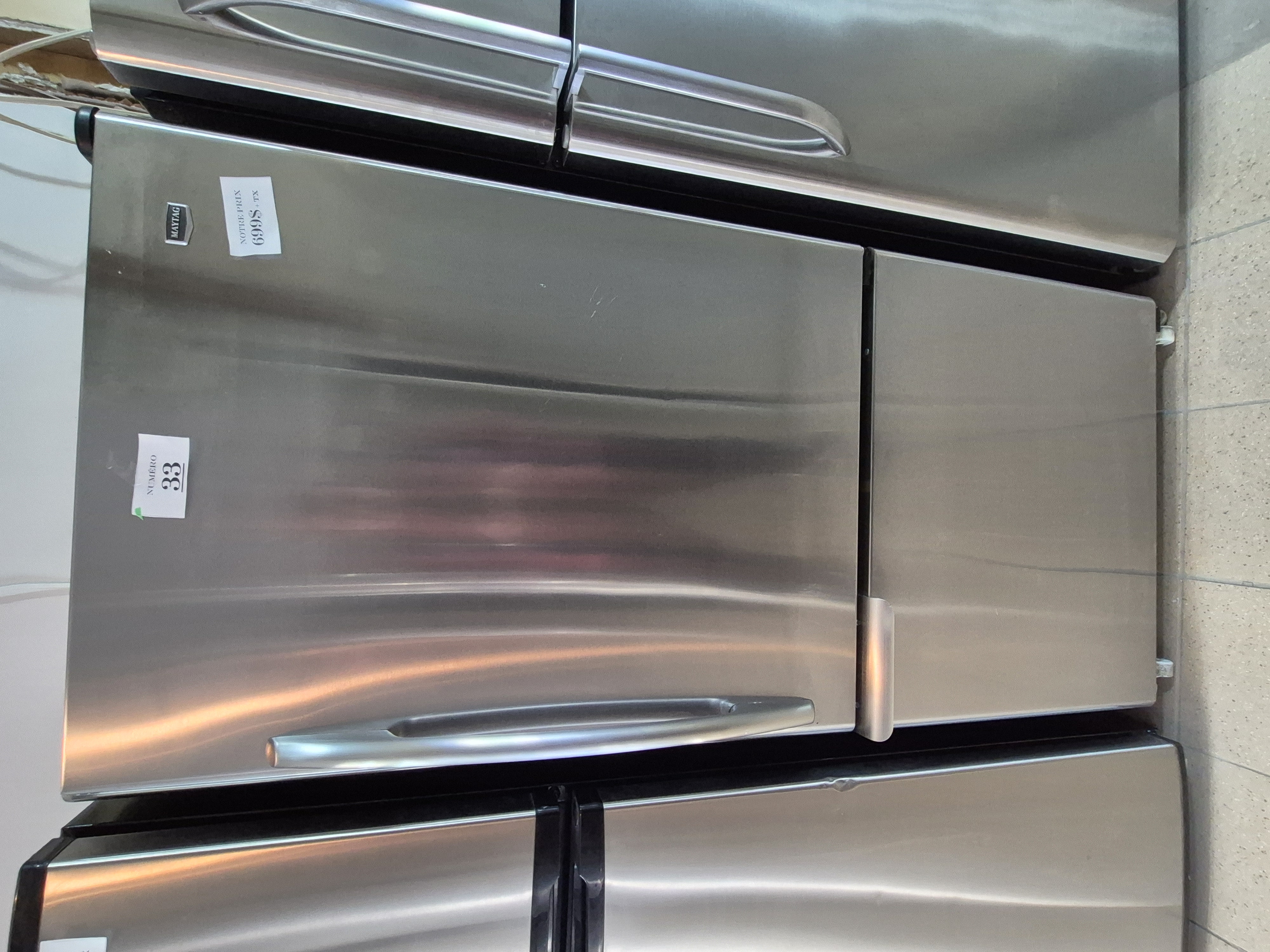 #28 Réfrigérateur kenmore congelateur en haut