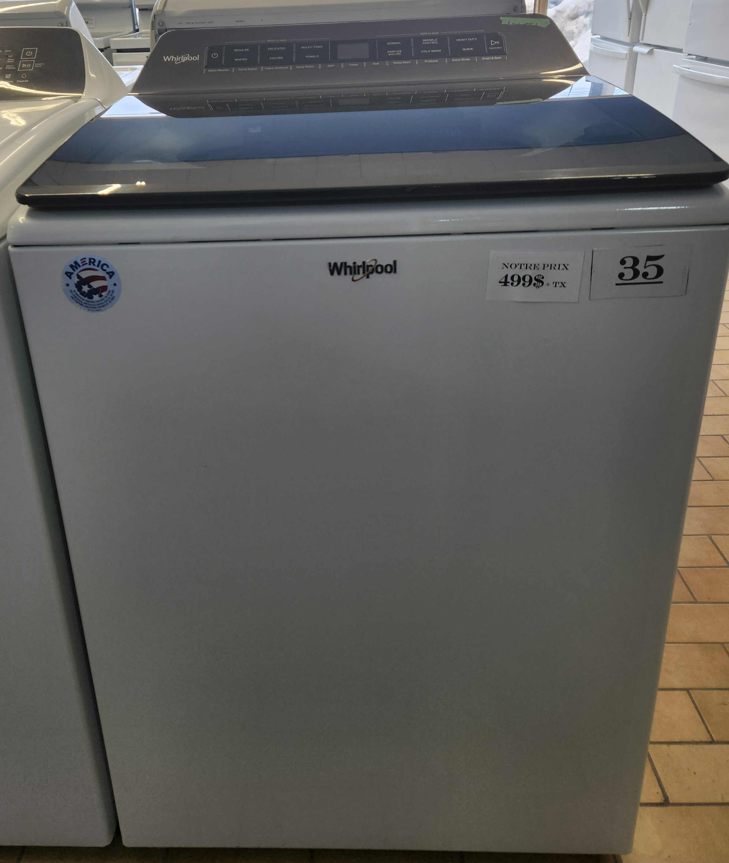 35- LAVEUSE WHIRPOOL  