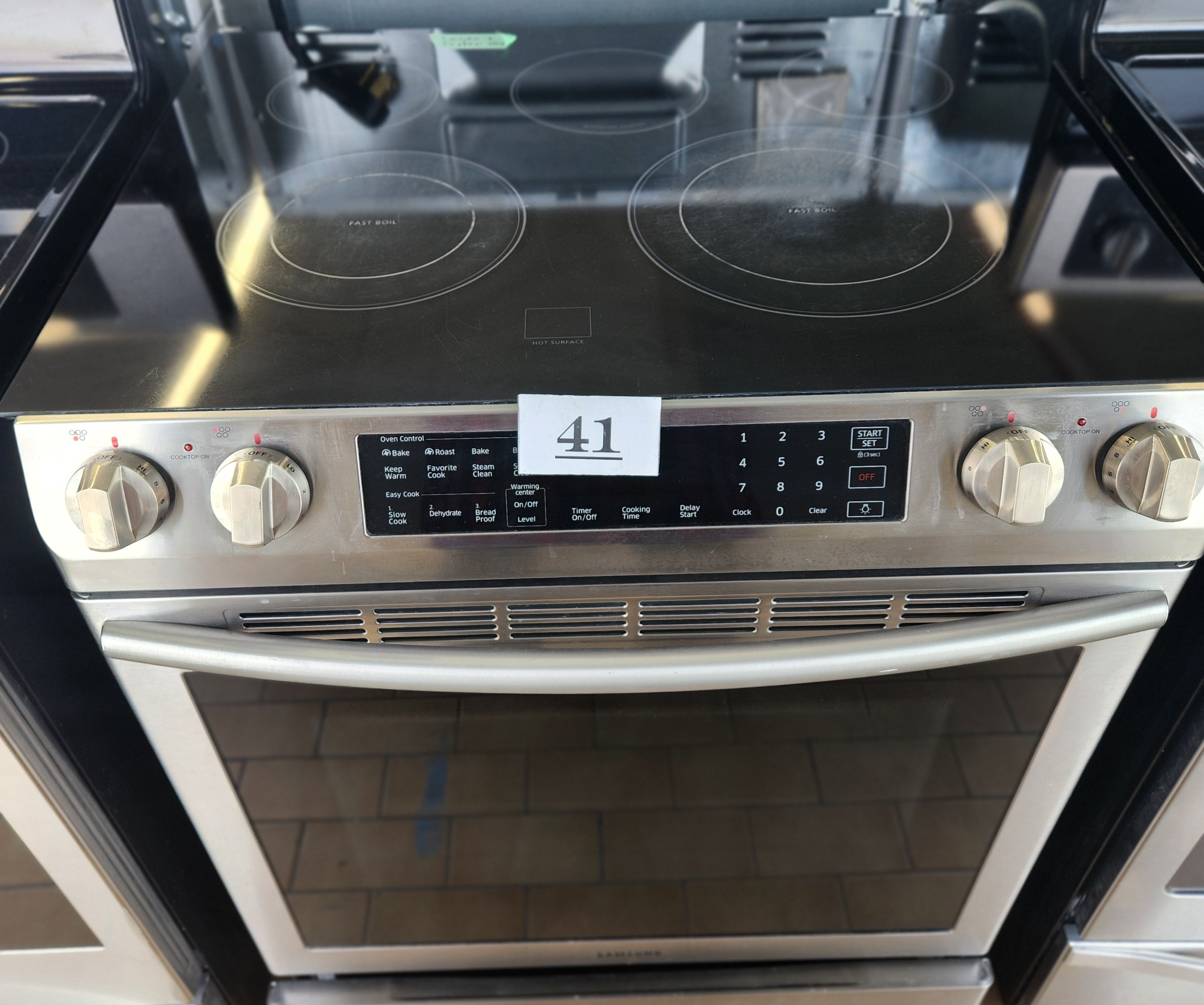 41- CUISINIERE INOX ENCASTRABLE